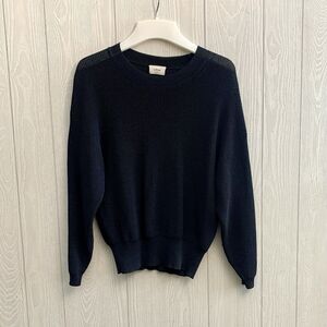 Wilfred Black Long Sleeve Pullover Sweater XS